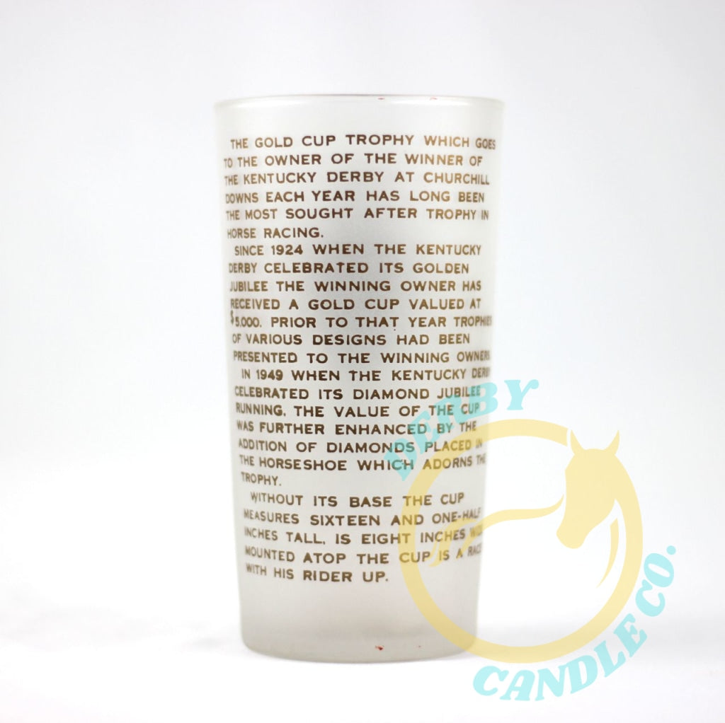 1952 Kentucky Derby Mint Julep Glass