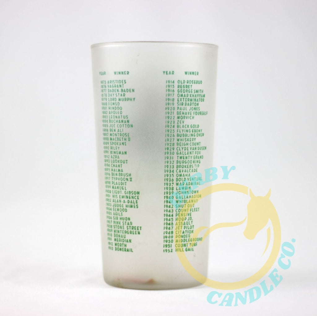 1953 Kentucky Derby Mint Julep Glass