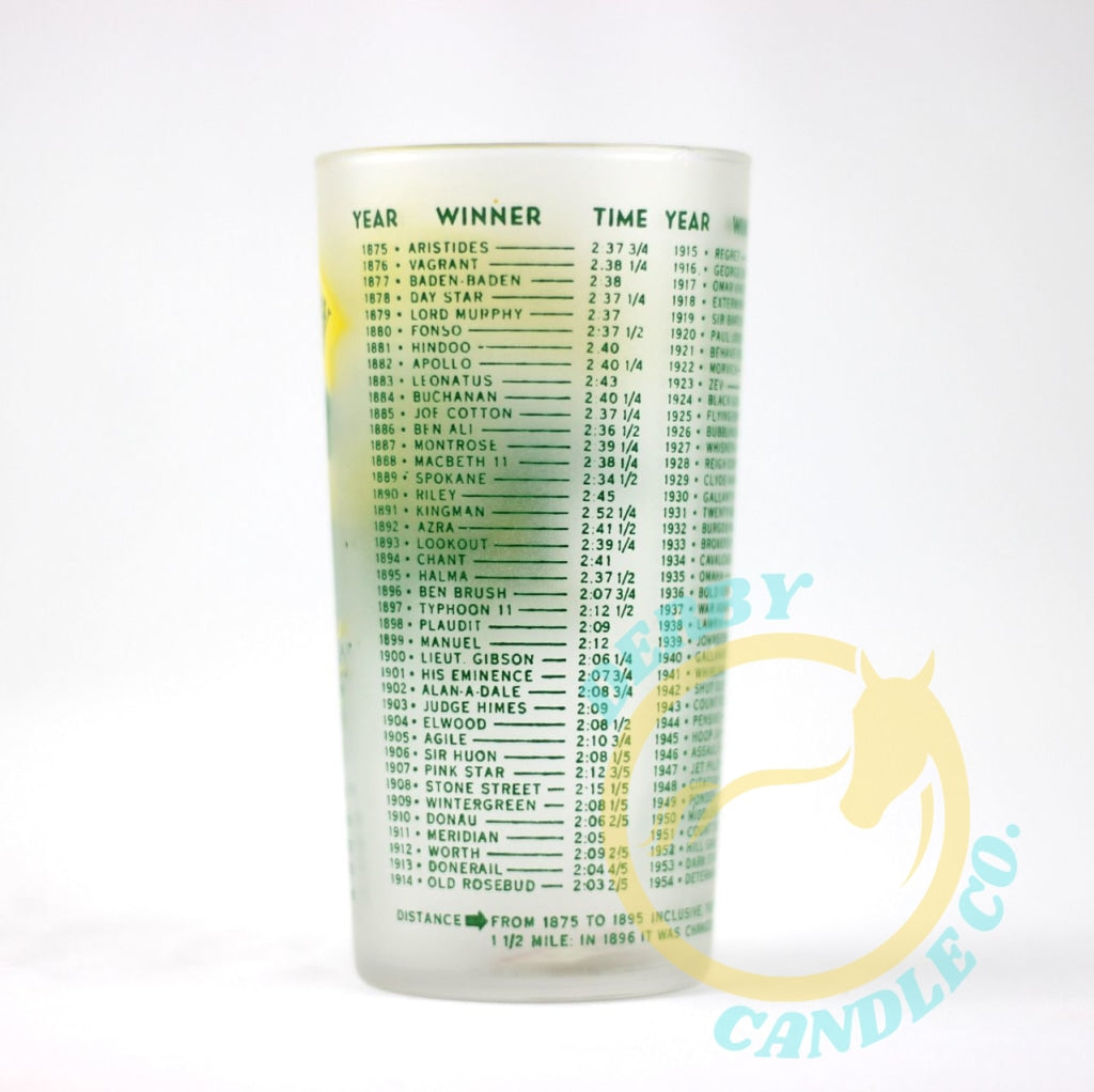 1955 Kentucky Derby Mint Julep Glass