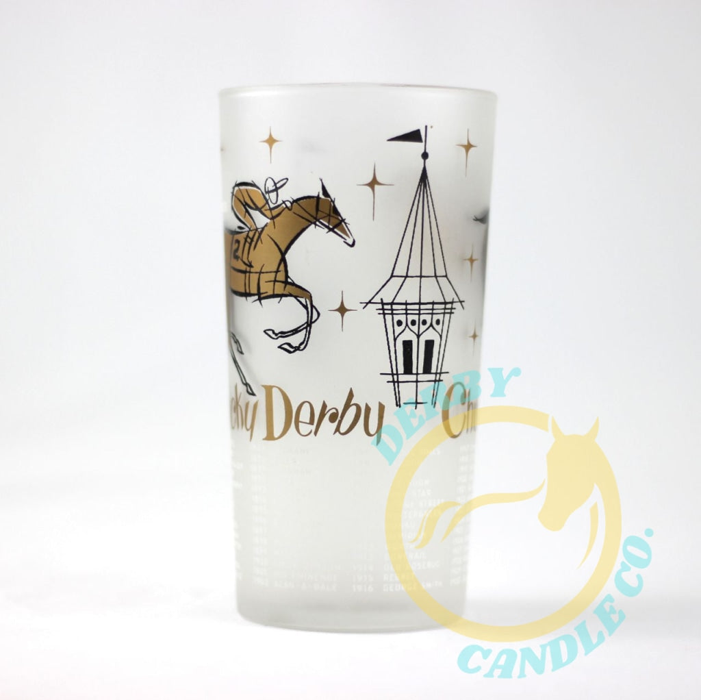 1958 Kentucky Derby Mint Julep Glass | Rare Iron Liege Stamped