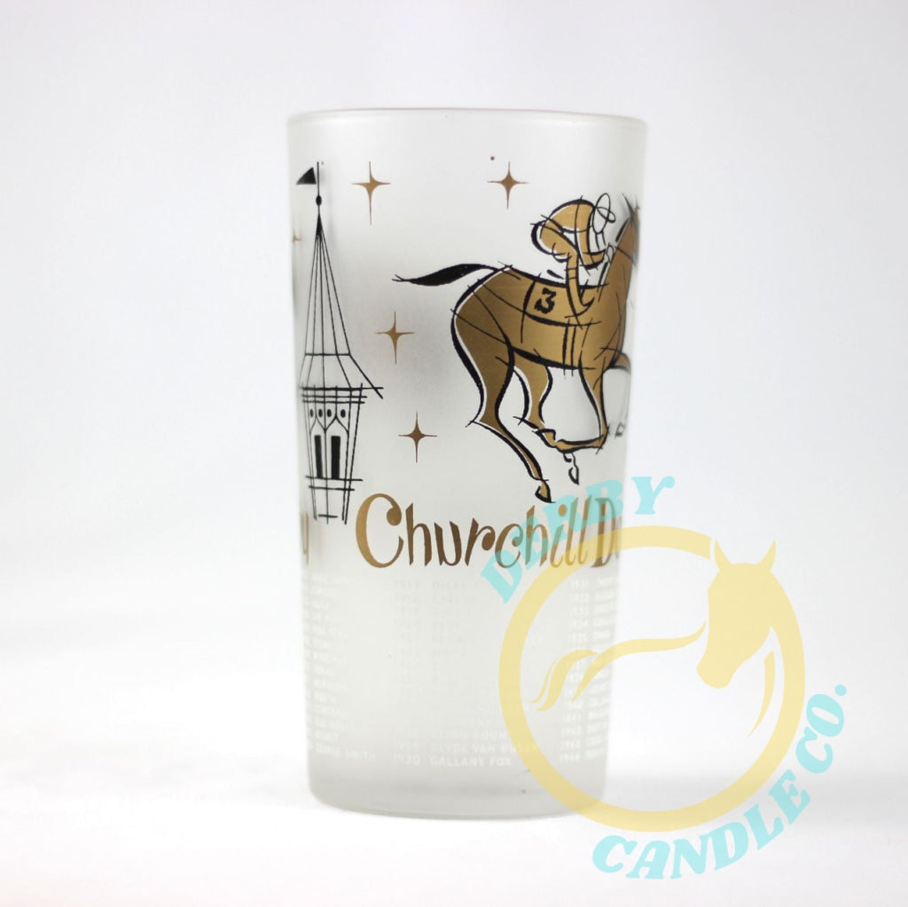 1958 Kentucky Derby Mint Julep Glass | Rare Iron Liege Stamped