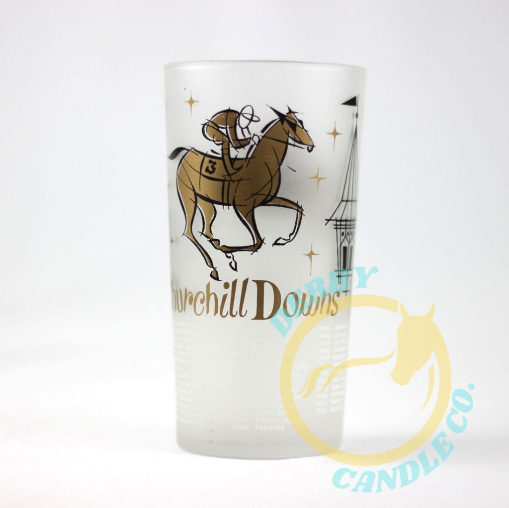 1958 Kentucky Derby Mint Julep Glass | Rare Iron Liege Stamped