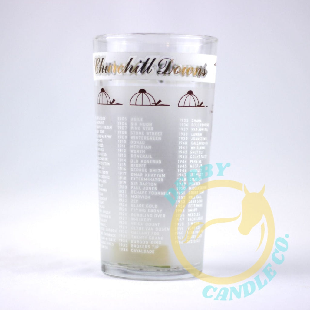 1963 Kentucky Derby Mint Julep Glass