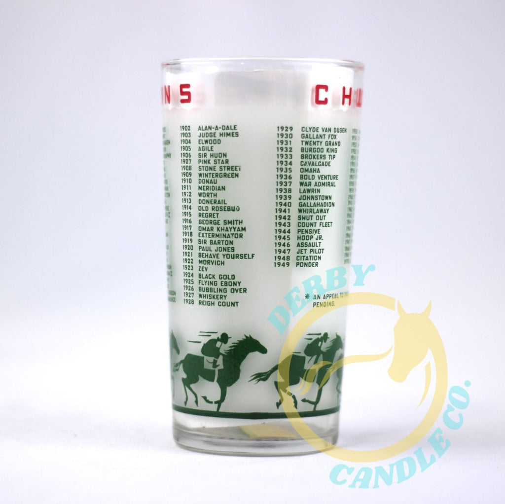 1971 Kentucky Derby Mint Julep Glass