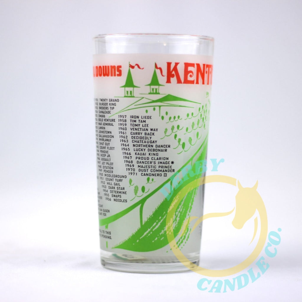 1972 Kentucky Derby Mint Julep Glass