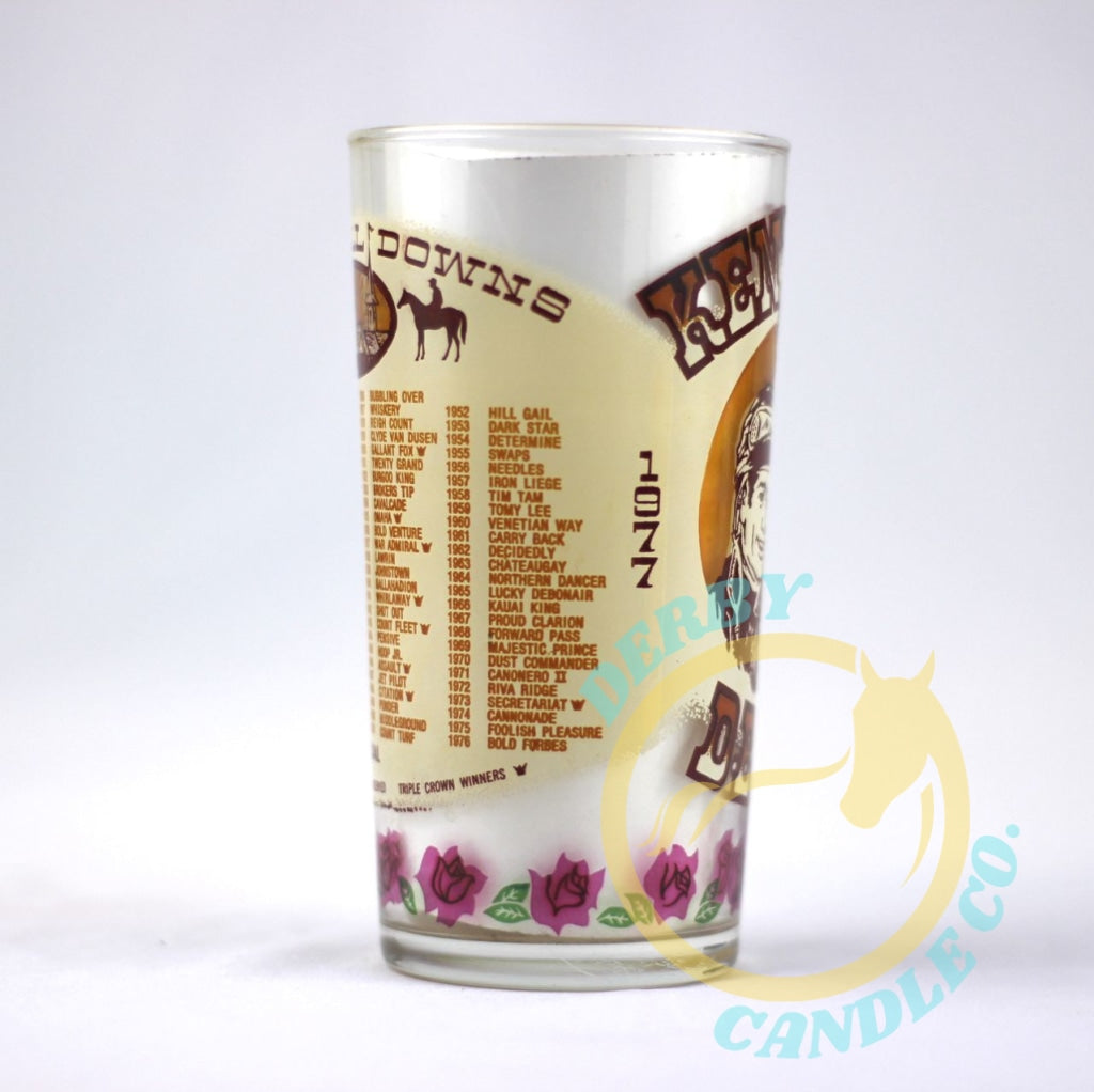 1977 Kentucky Derby Mint Julep Glass