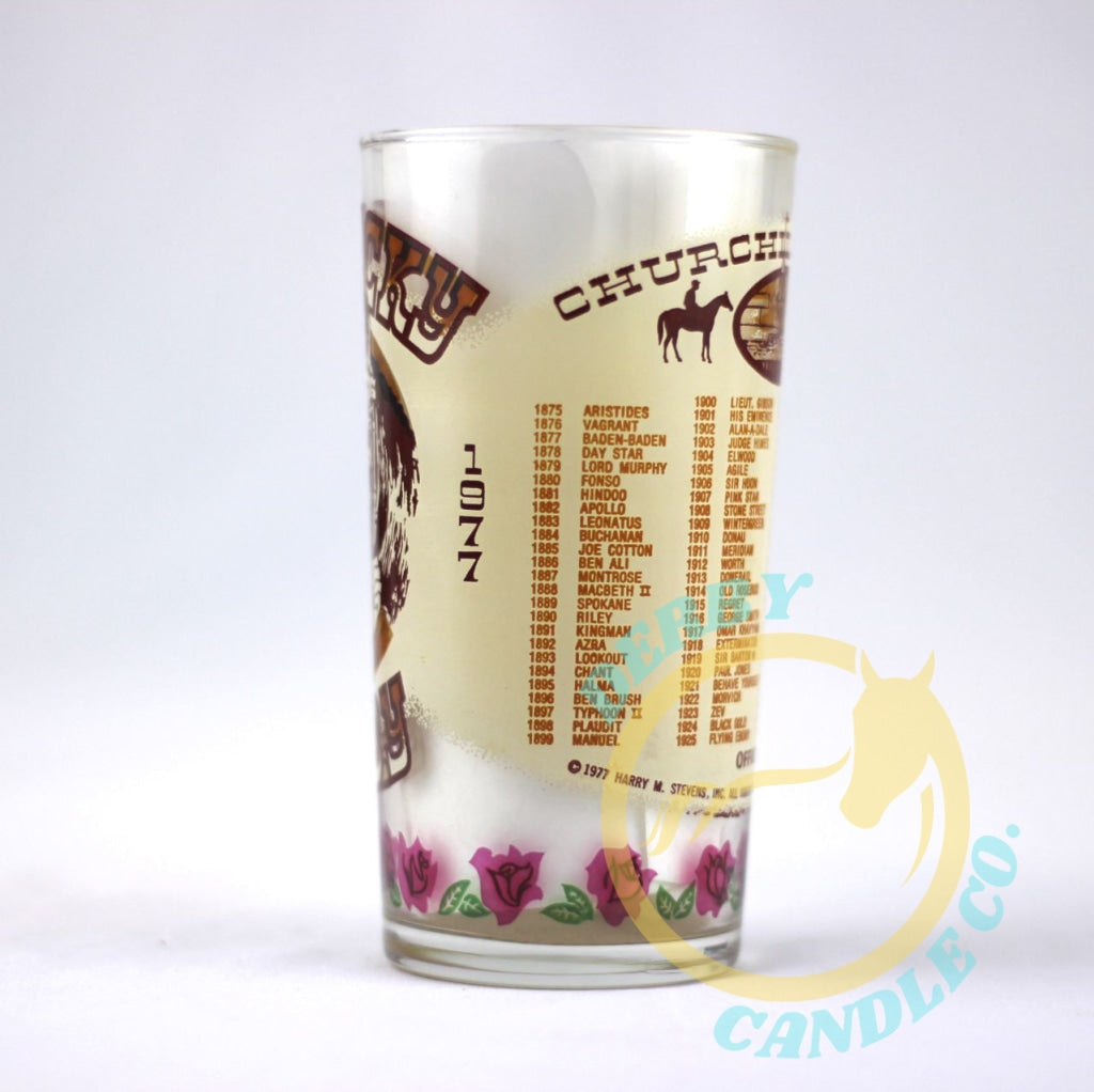 1977 Kentucky Derby Mint Julep Glass