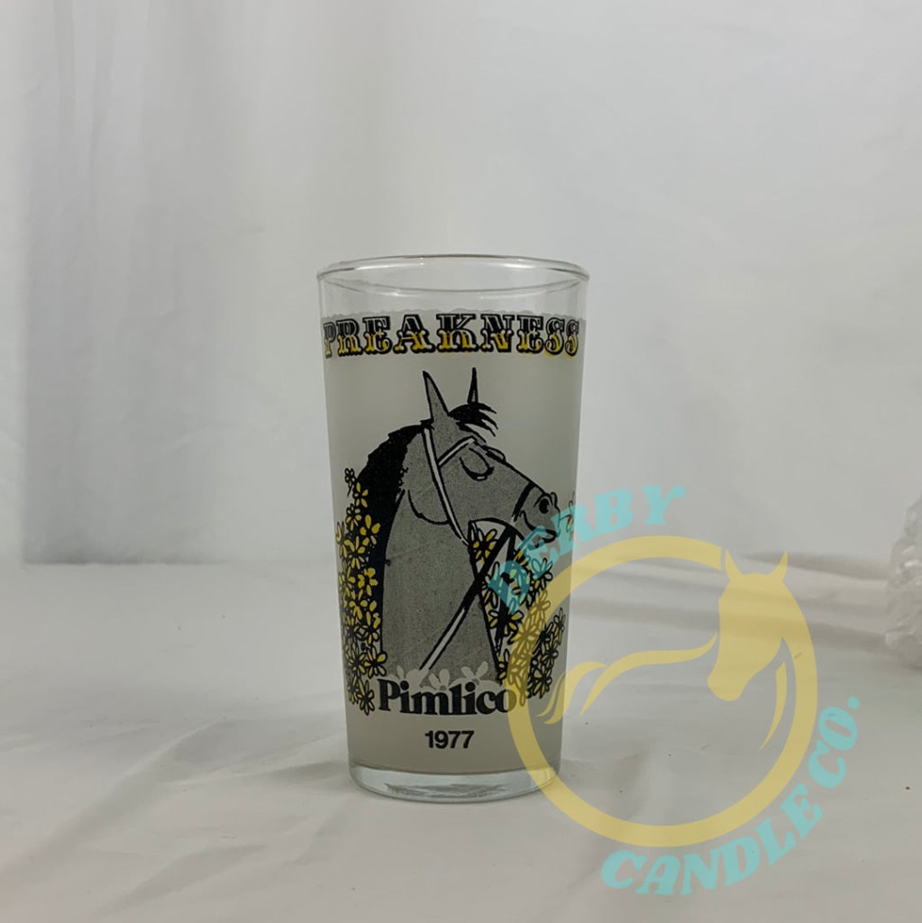 1977 Preakness Glass