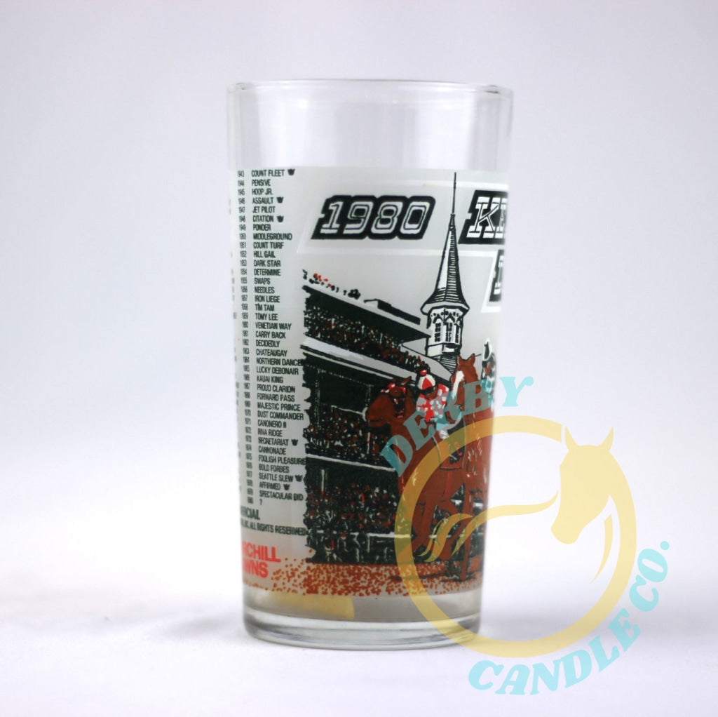 1980 Kentucky Derby Mint Julep Glass