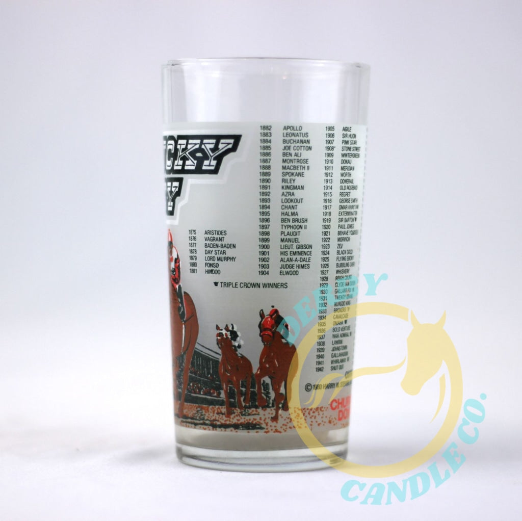 1980 Kentucky Derby Mint Julep Glass