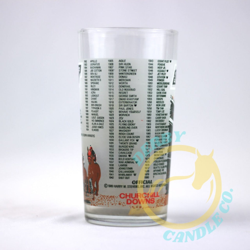 1980 Kentucky Derby Mint Julep Glass