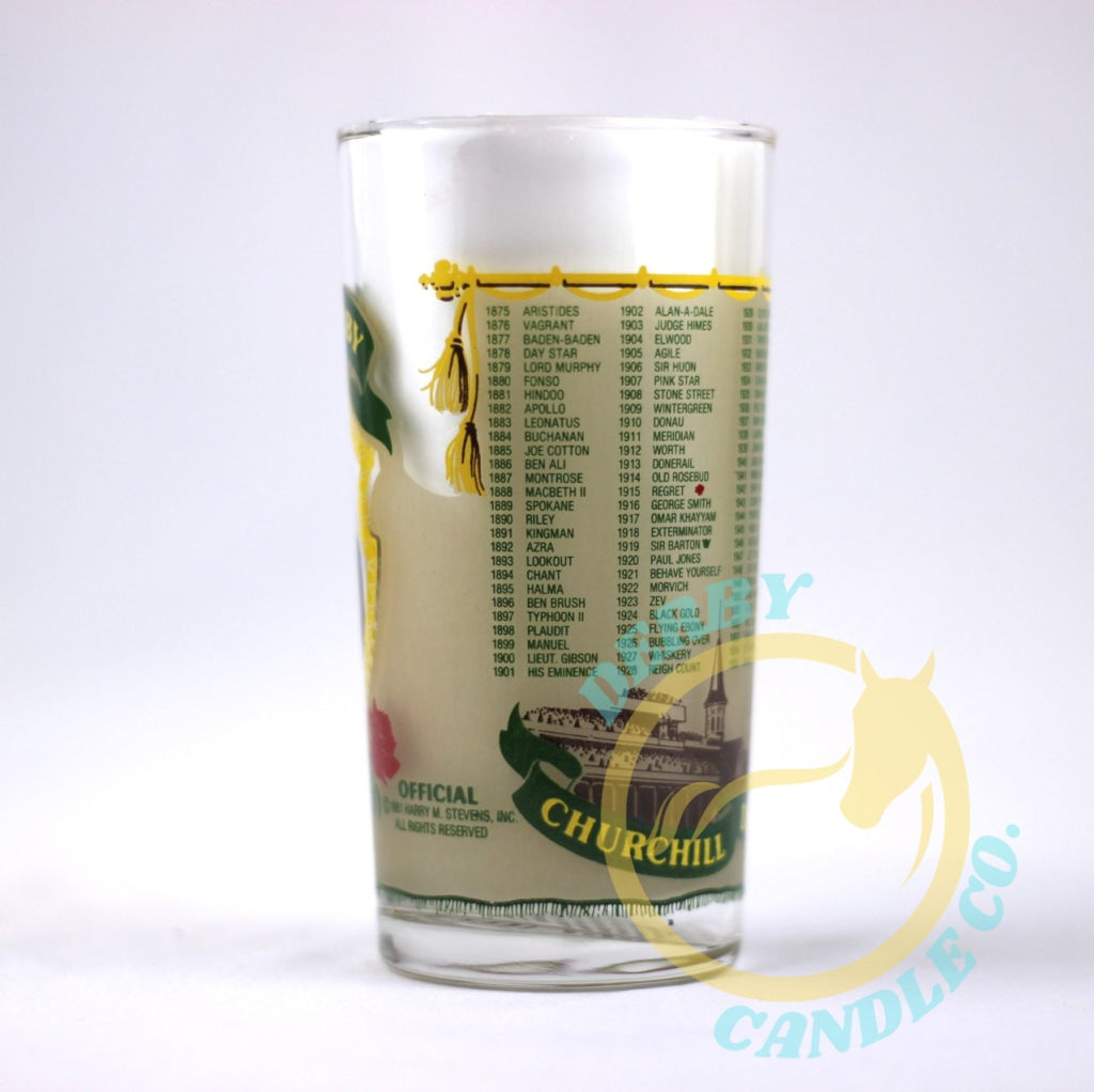 1981 Kentucky Derby Mint Julep Glass