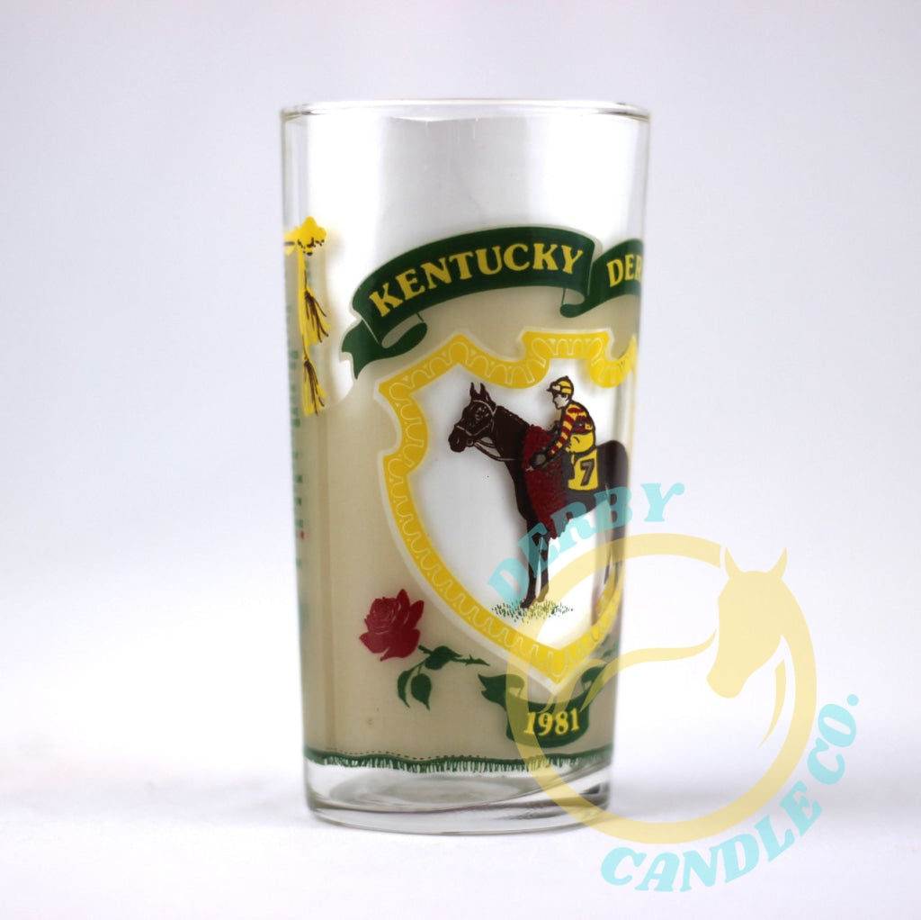 1981 Kentucky Derby Mint Julep Glass