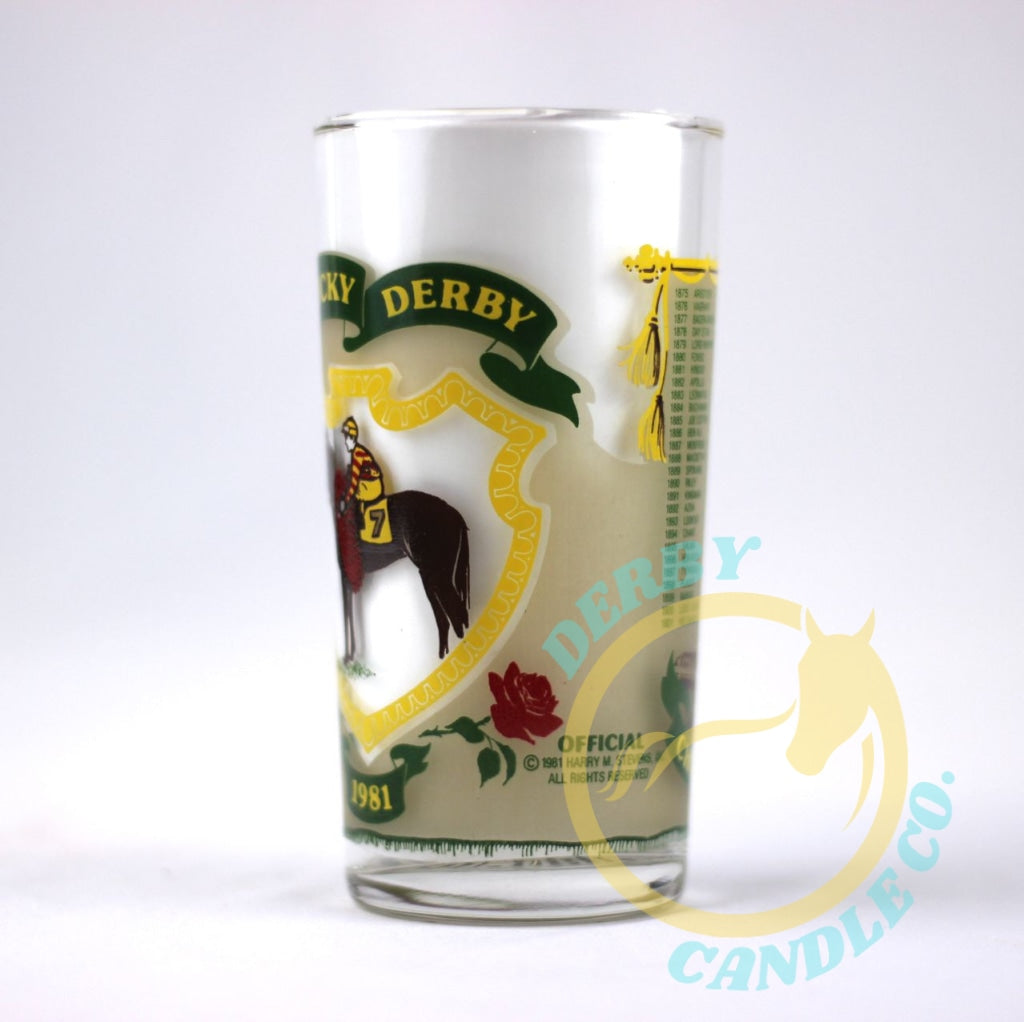 1981 Kentucky Derby Mint Julep Glass