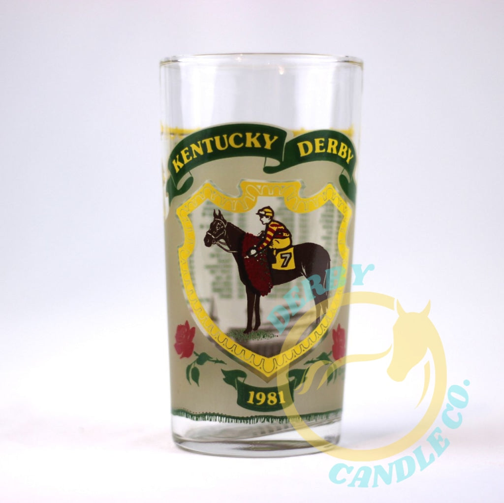 1981 Kentucky Derby Mint Julep Glass