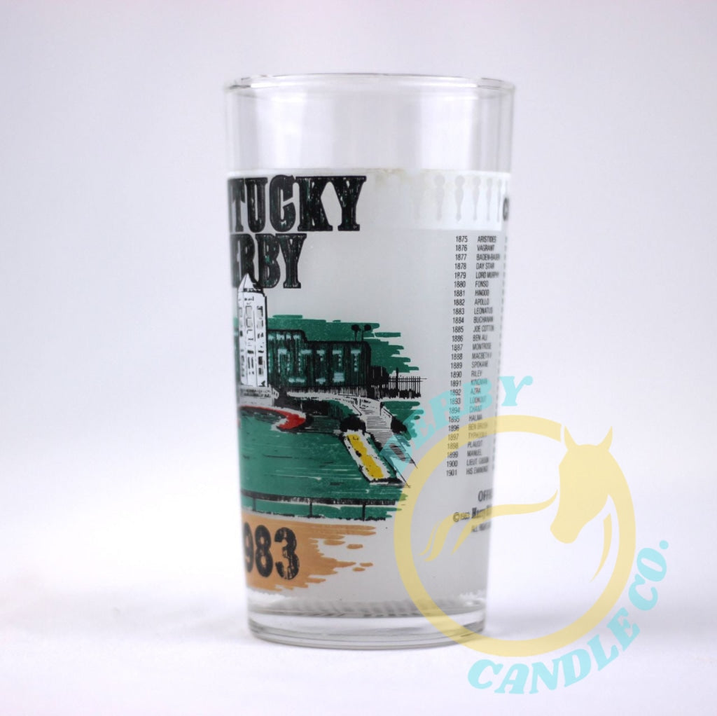 1983 Kentucky Derby Mint Julep Glass