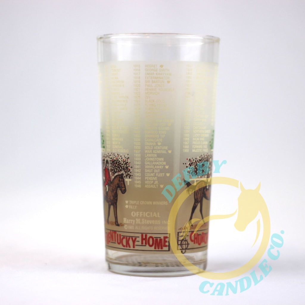 1985 Kentucky Derby Mint Julep Glass