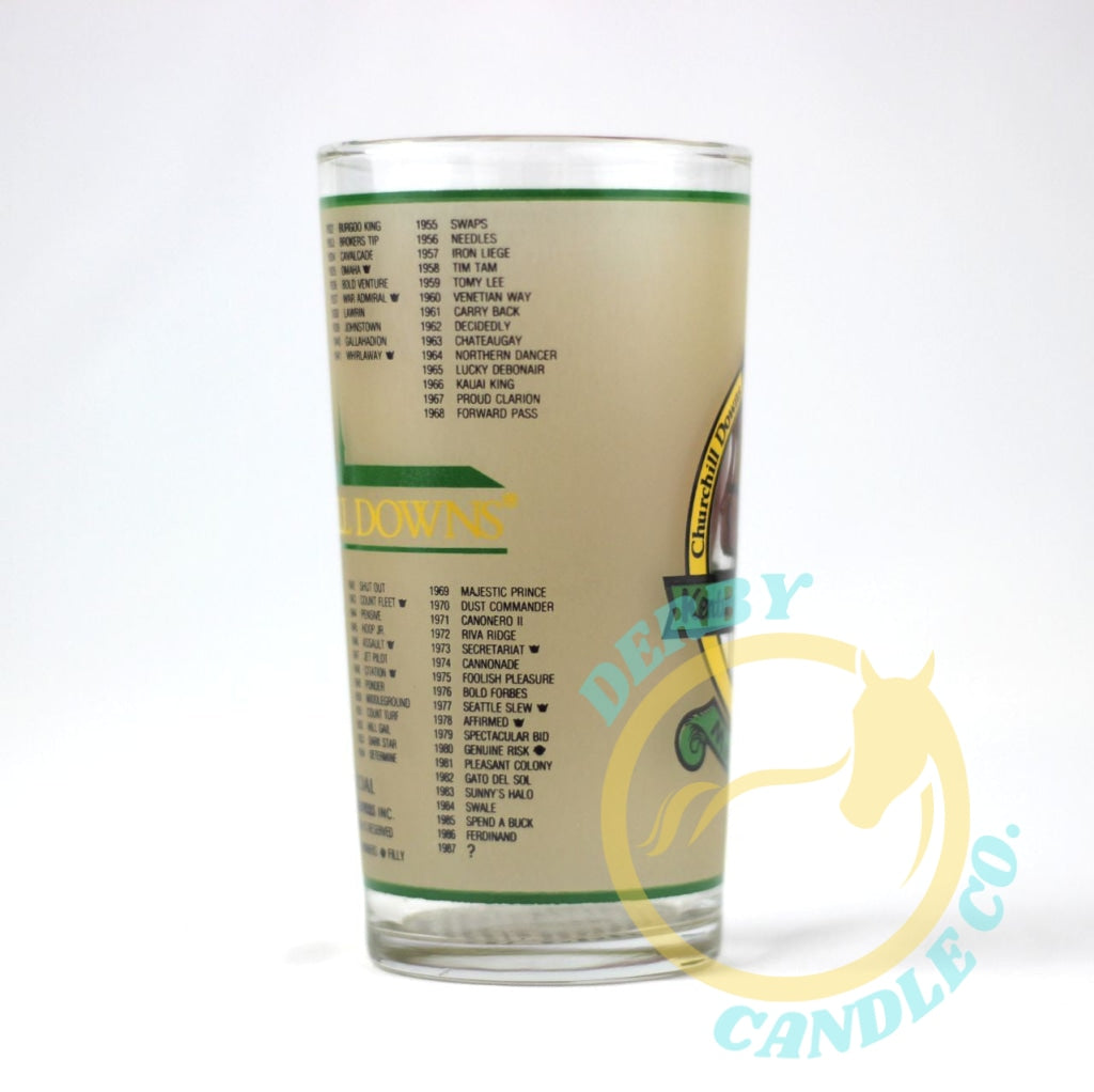 1987 Kentucky Derby Mint Julep Glass