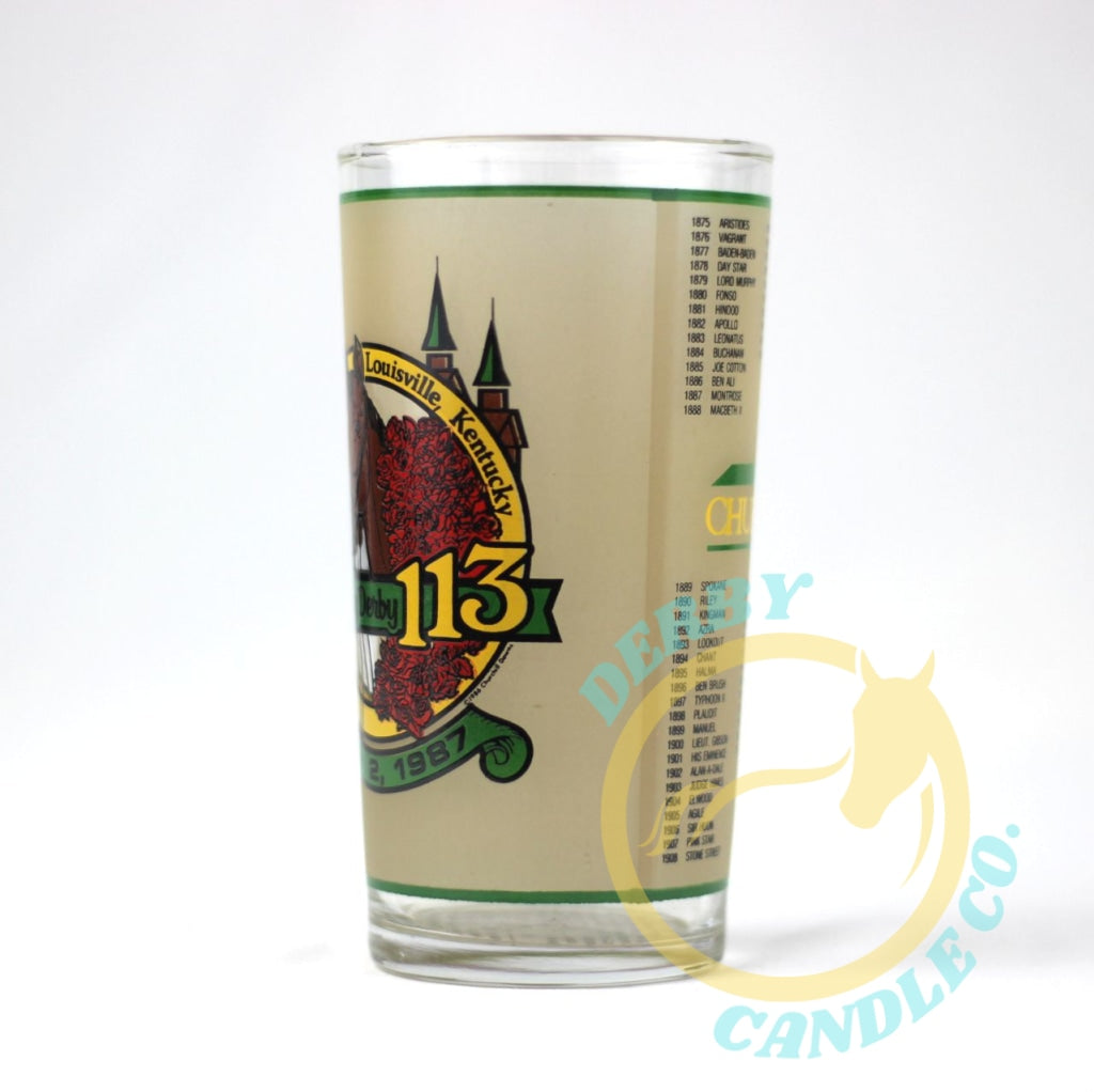 1987 Kentucky Derby Mint Julep Glass