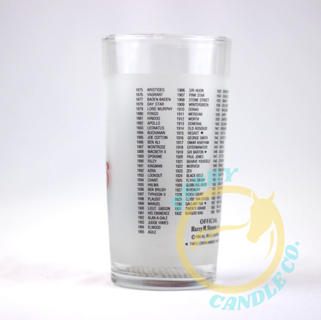 1990 Kentucky Derby Mint Julep Glass