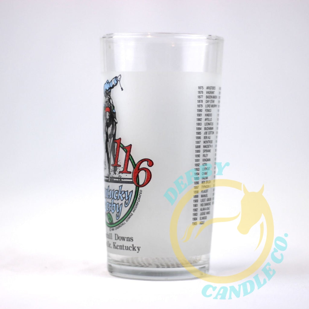 1990 Kentucky Derby Mint Julep Glass