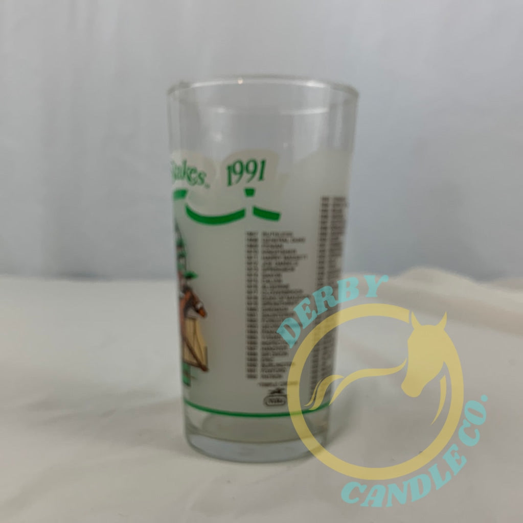 1991 Belmont Stakes Glass