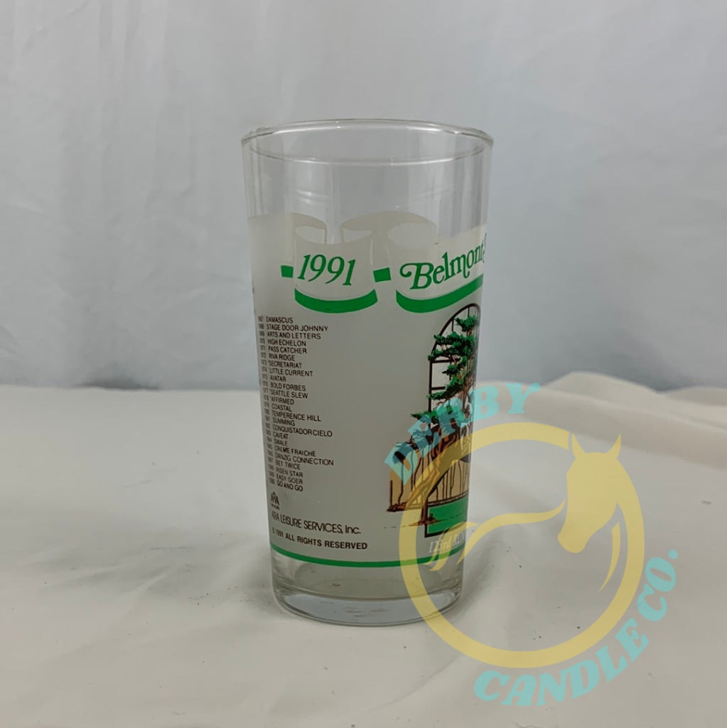 1991 Belmont Stakes Glass