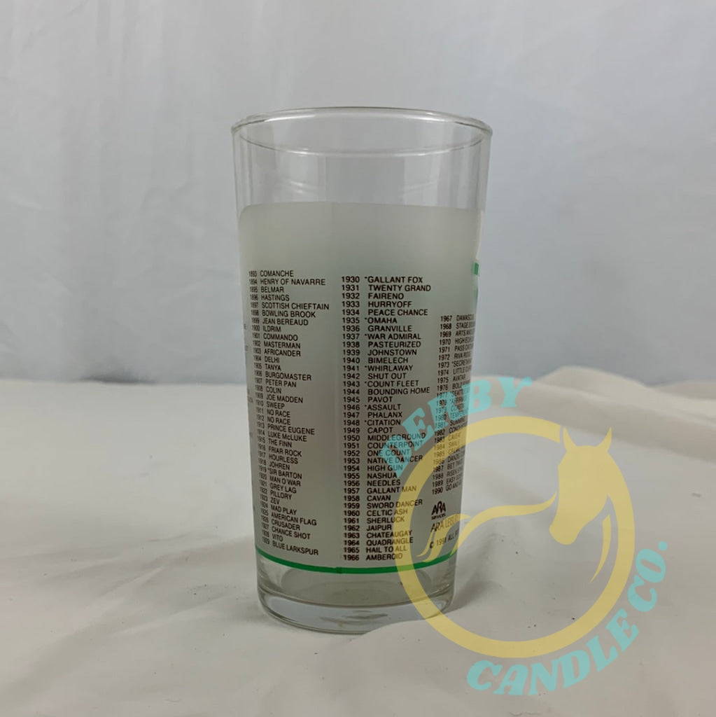 1991 Belmont Stakes Glass