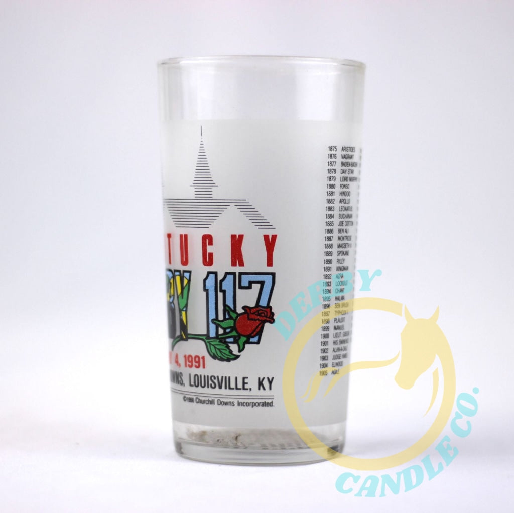 1991 Kentucky Derby Mint Julep Glass