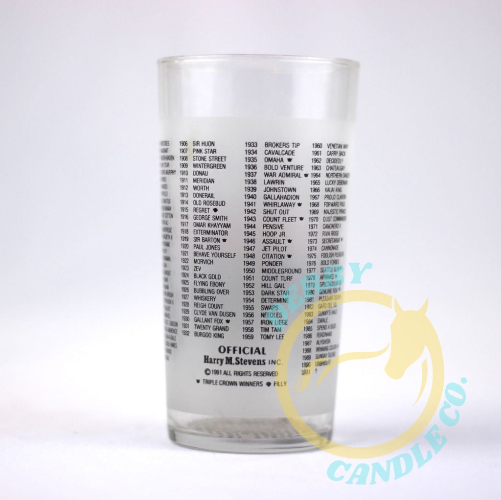 1991 Kentucky Derby Mint Julep Glass