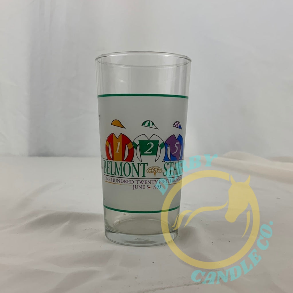 Belmont Stakes Glasses Derby Candle Company