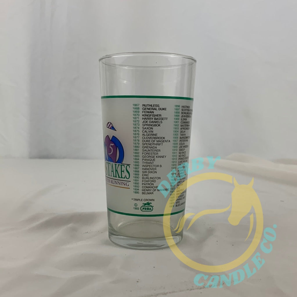 1993 Belmont Stakes Glass