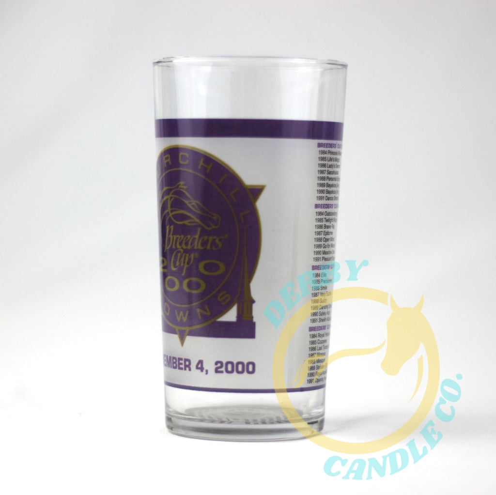 2000 Breeders Cup Glass | Churchill Downs Cup