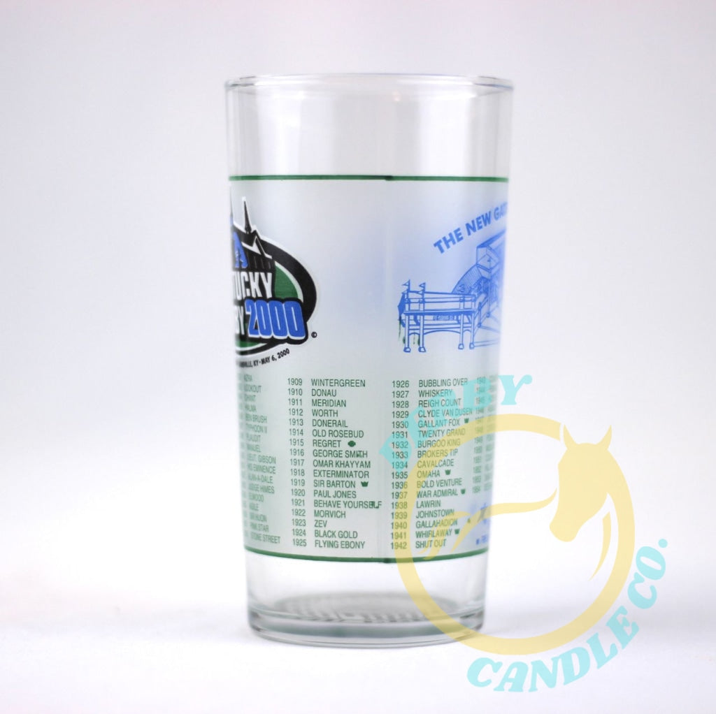 2000 Kentucky Derby Mint Julep Glass