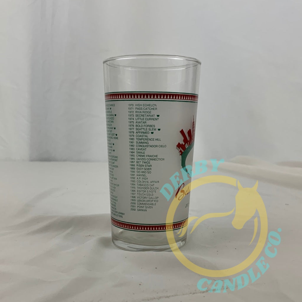 2003 Belmont Stakes Glass