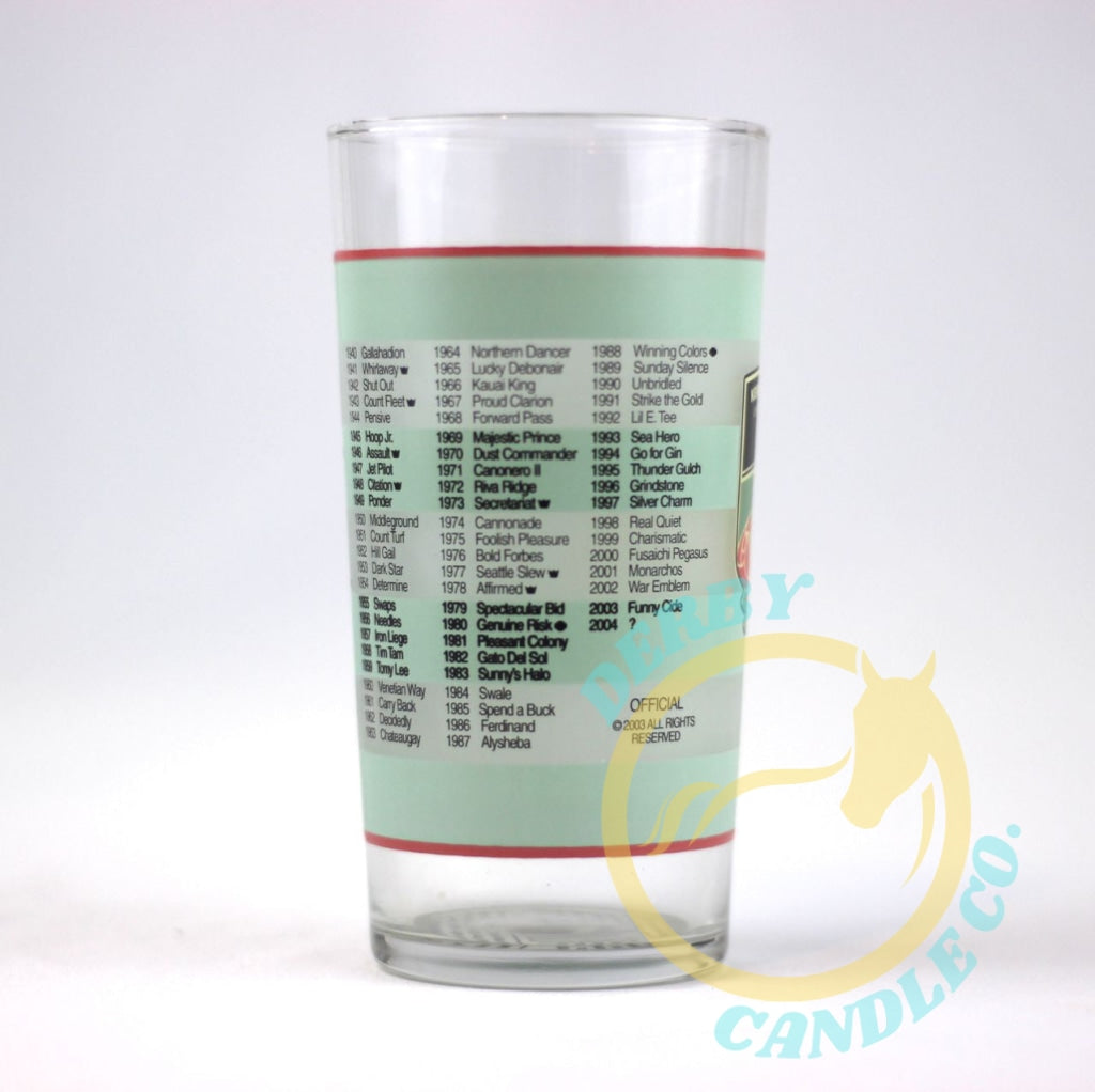 2004 Kentucky Derby Mint Julep Glass