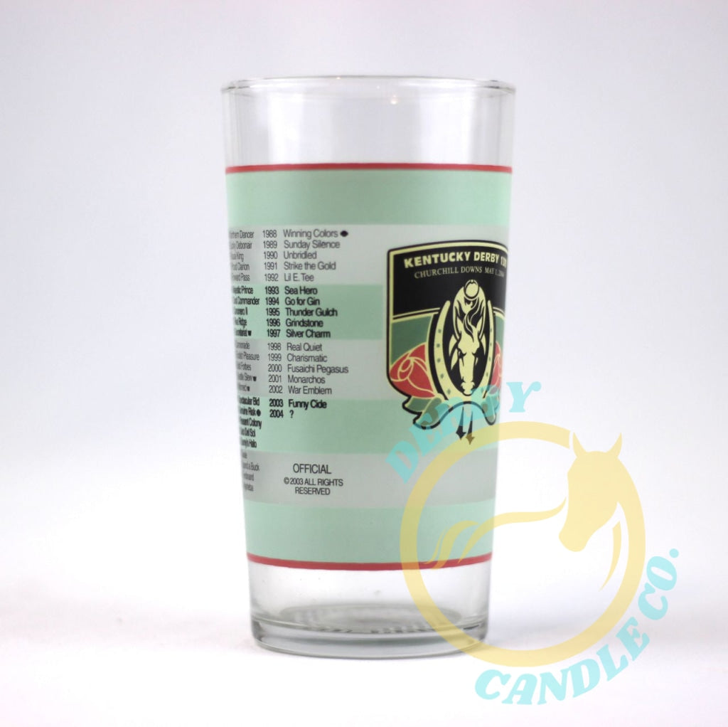 2004 Kentucky Derby Mint Julep Glass