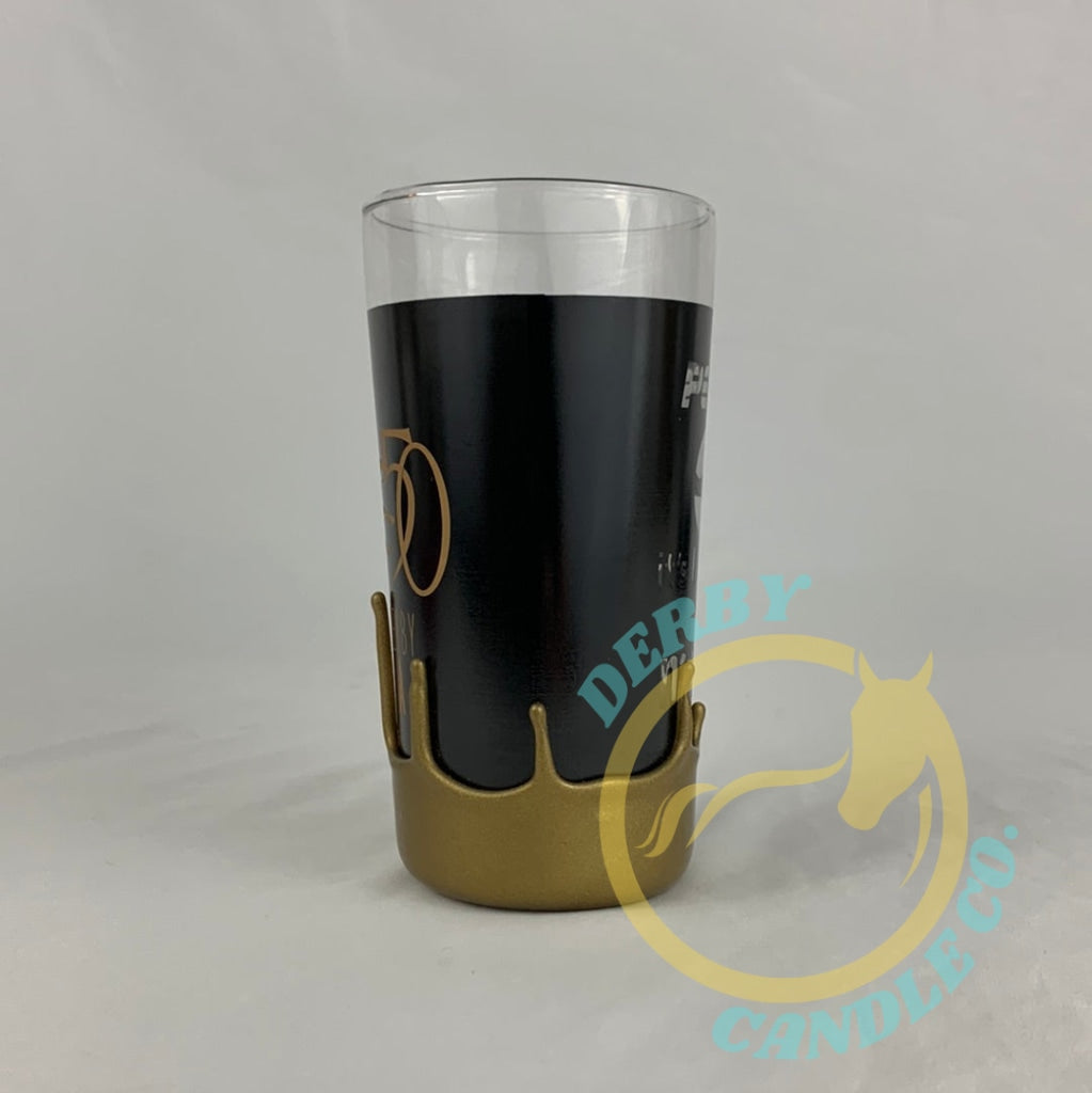 2005 Kentucky Derby Festival Glass Dipped In Gold Pepsi