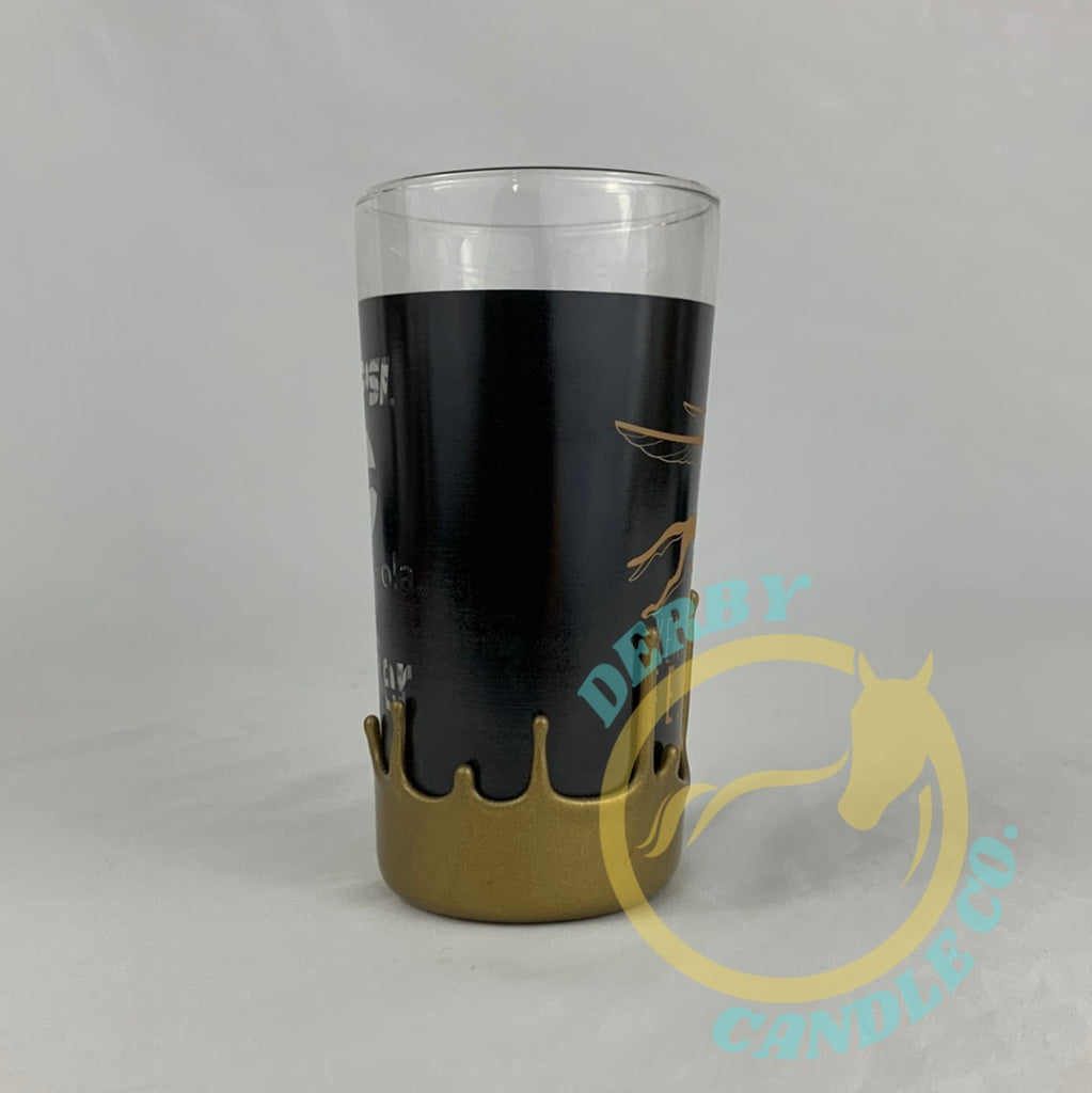 2005 Kentucky Derby Festival Glass Dipped In Gold Pepsi