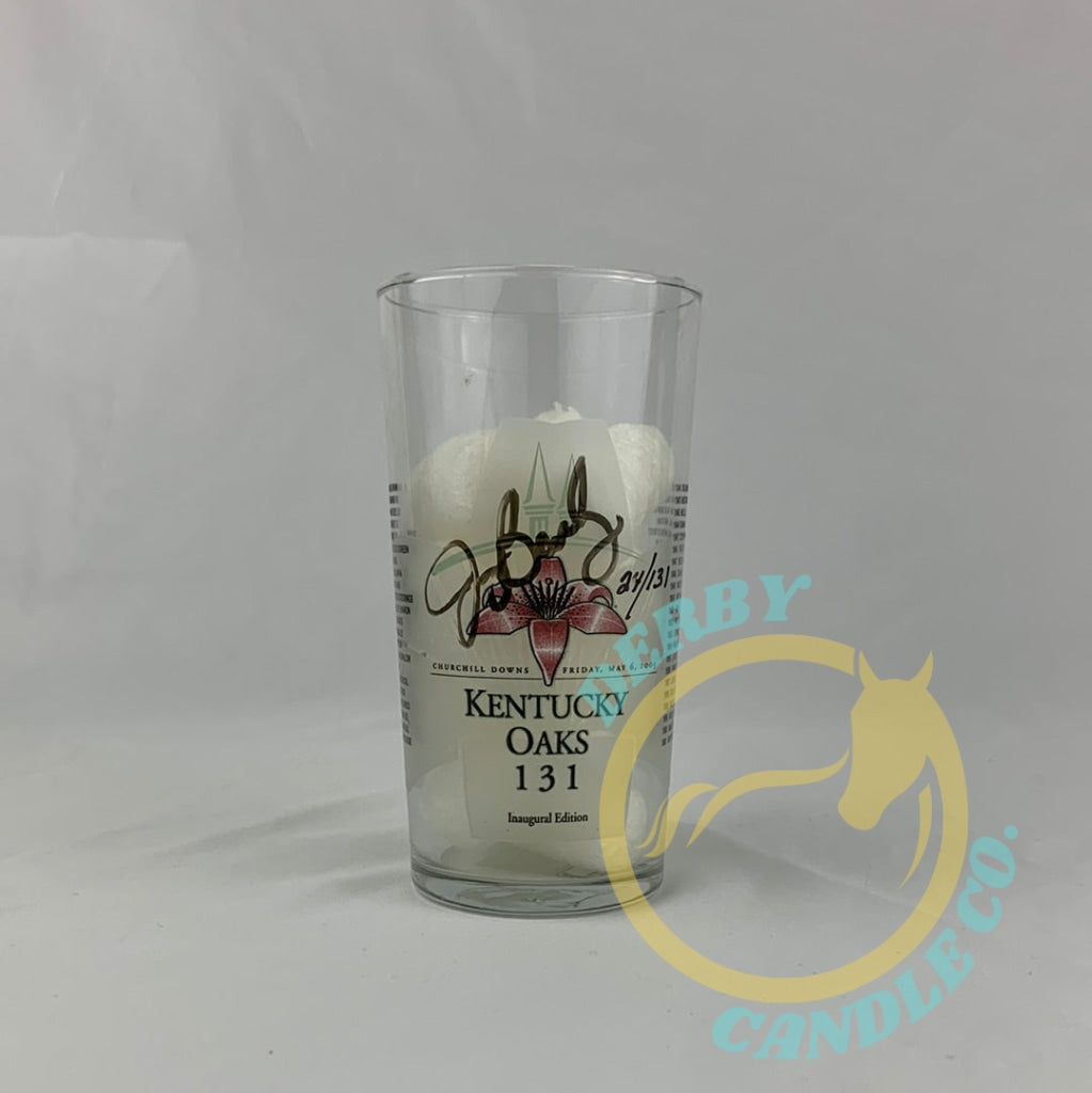 2005 Kentucky Oaks Glass | Rare Signed