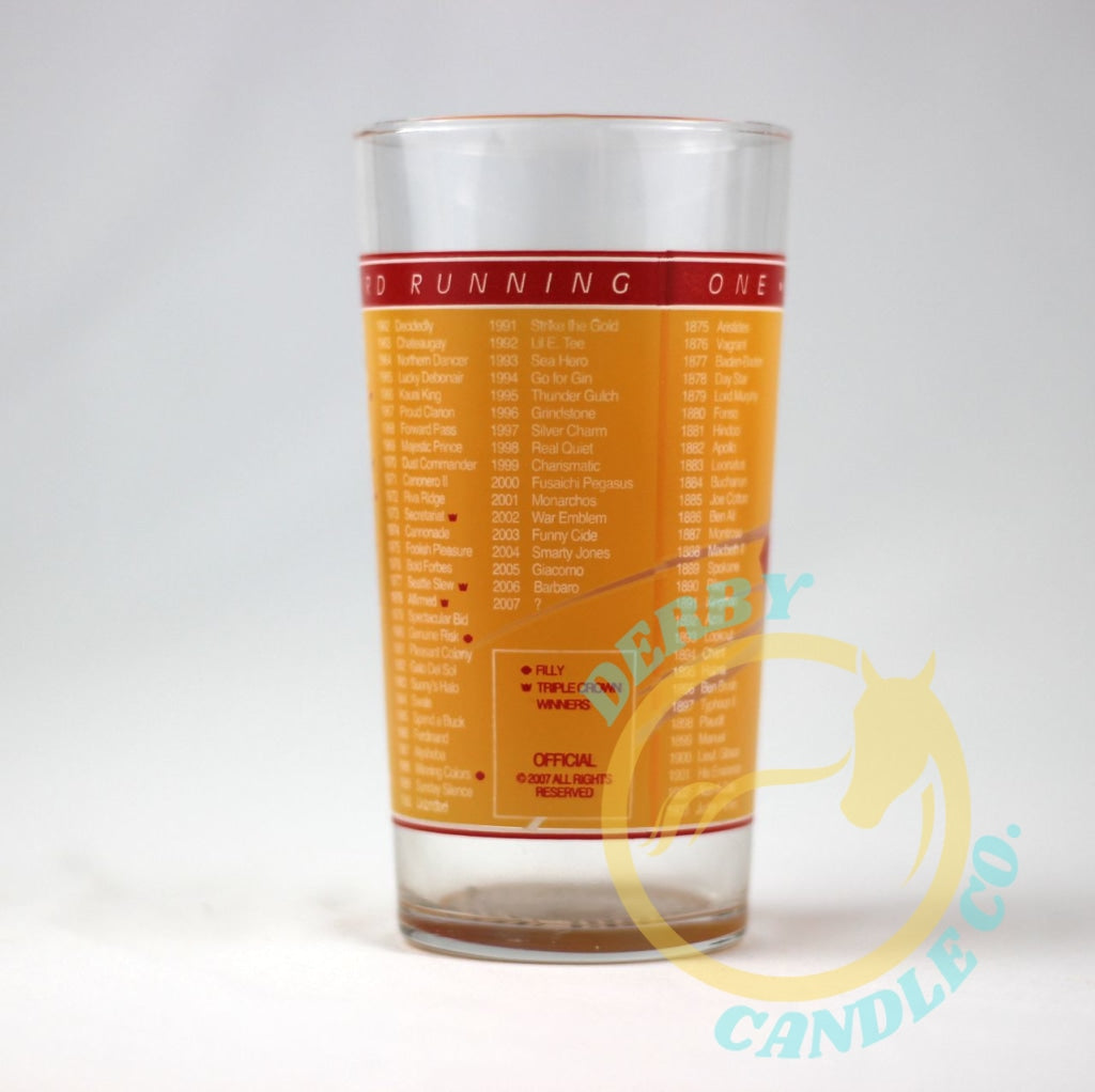 2007 Kentucky Derby Mint Julep Glass