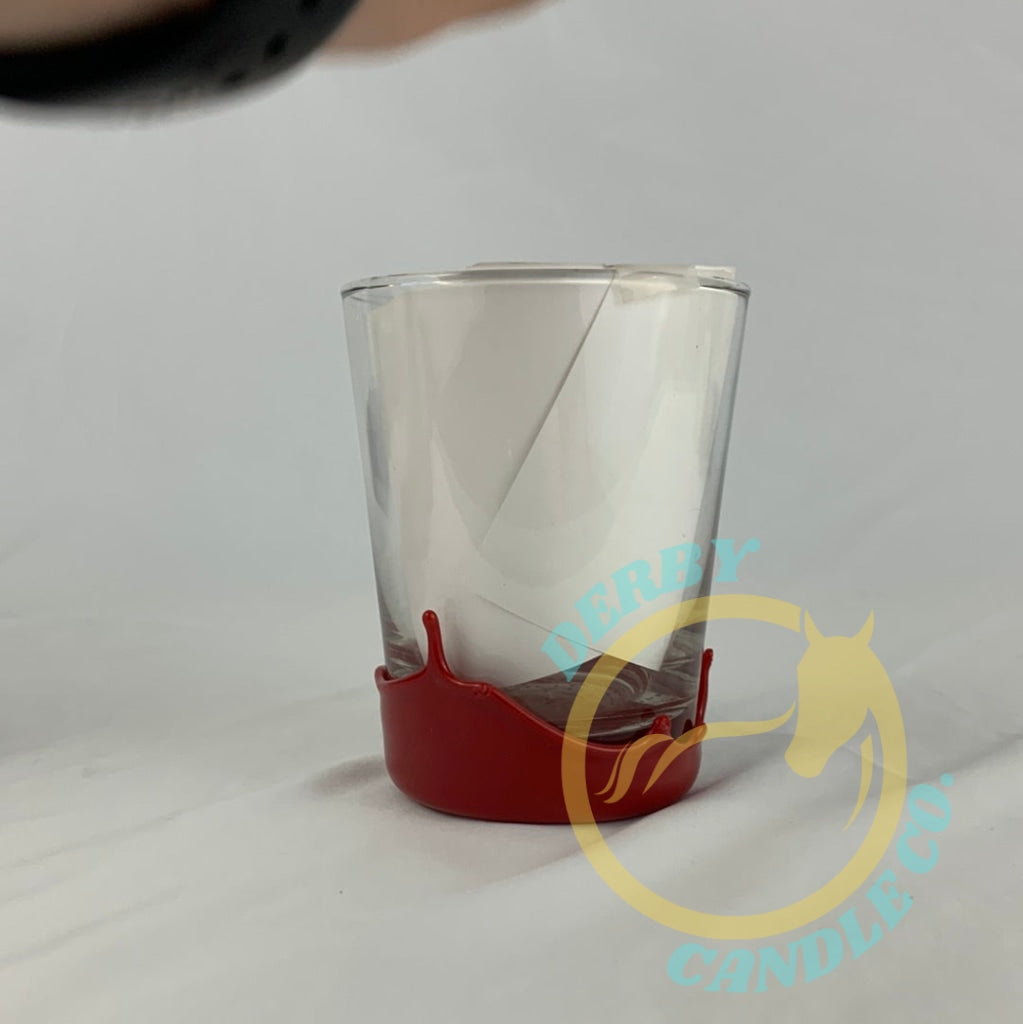 2011 Kentucky Derby Festival Glass | Dipped In Makers Mark Red