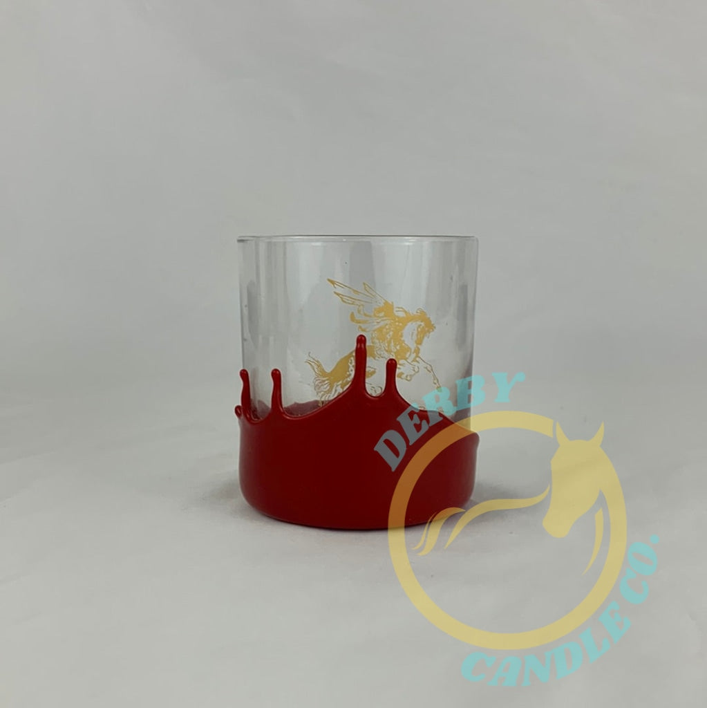 2011 Kentucky Derby Festival Glass | Dipped In Makers Mark Red