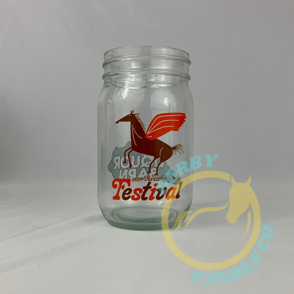 2017 Kentucky Derby Festival Mason Jars