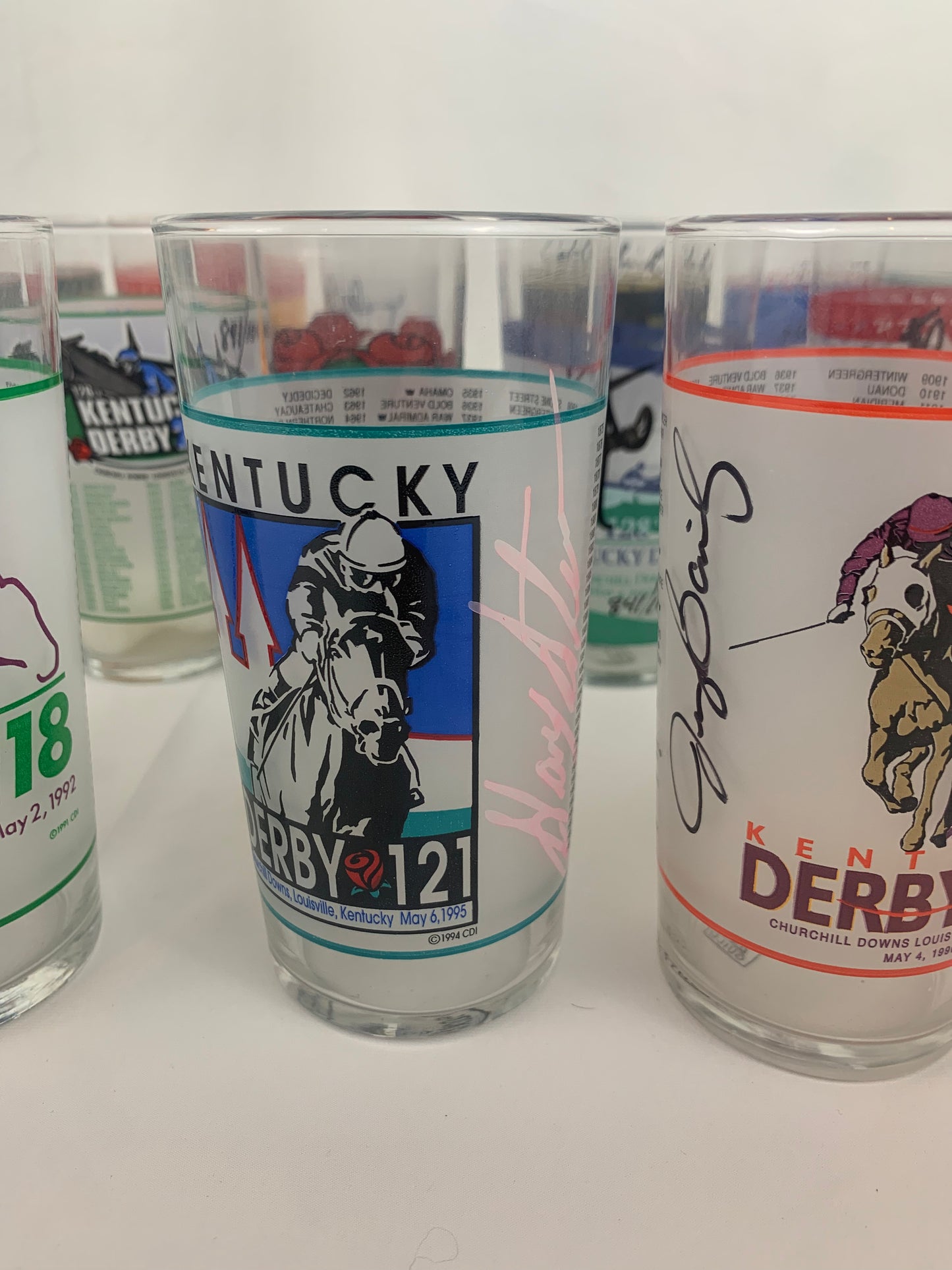 Complete Set Of Kentucky Derby Signature Series Mint Julep Glasses ...